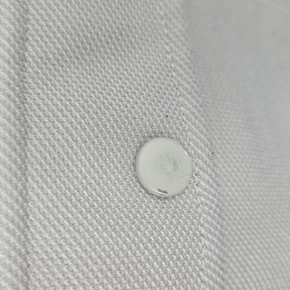 Zara Men's Beige Button Up Shirt Size L - Picture 6 of 7